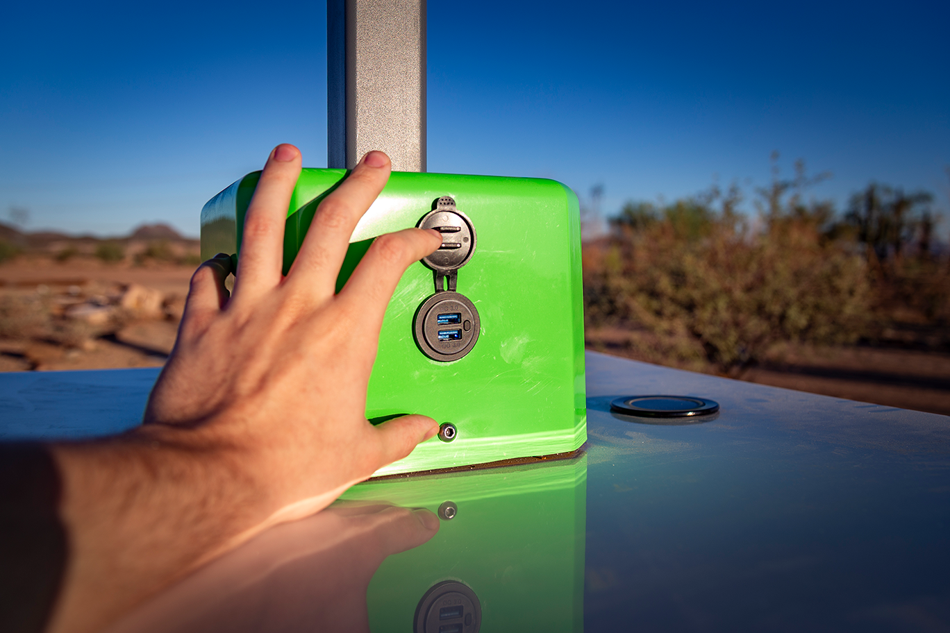 'KOA' Portable Solar Charging Station